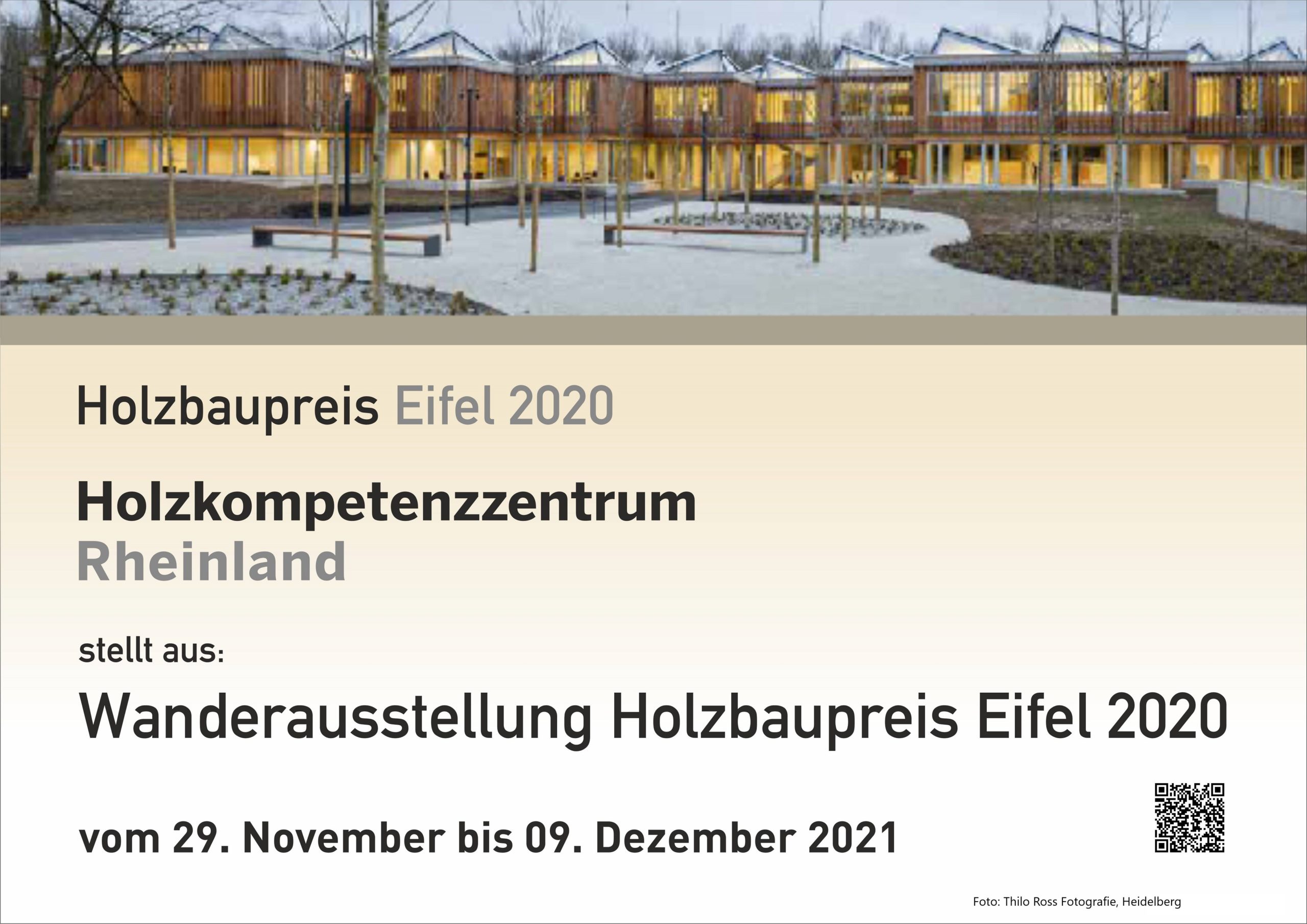 Ausstellung Holzbaupreis Eifel 2020